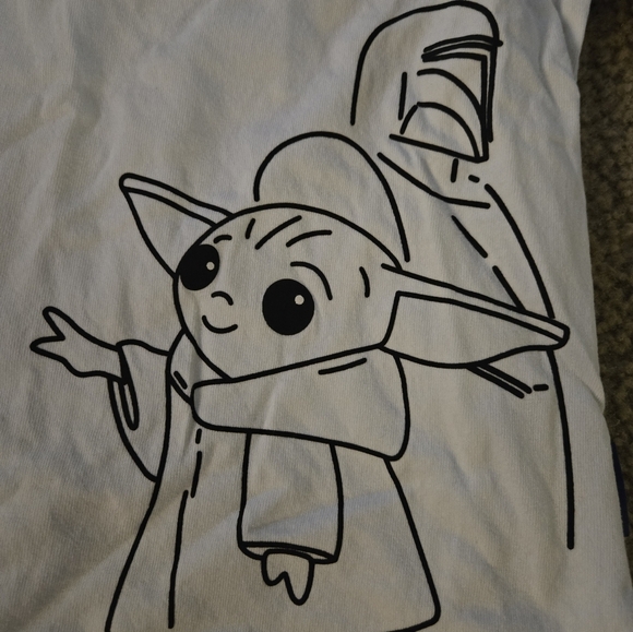 Star Wars Kids White Long Sleeve Shirt - Picture 4 of 4